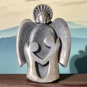 Retired James Avery Sterling Silver Guardian Angel Brooch